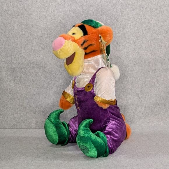 Disney Store Exclusive Tigger Elf Plush 13" Stuffed Animal Winnie The Pooh NWT - Picture 5 of 7